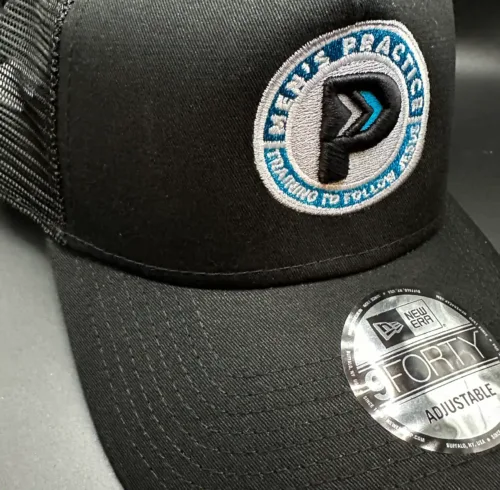 MP logo black truckers hat