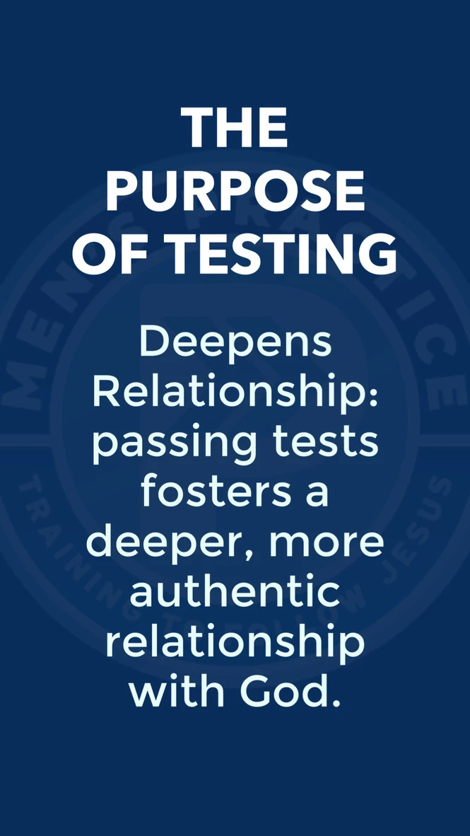 Testing... Deepens Relationship